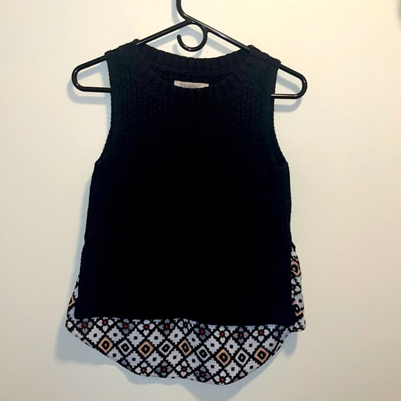 LOFT Tops - Loft Top Knit Sleeveless Navy Blue Size Small